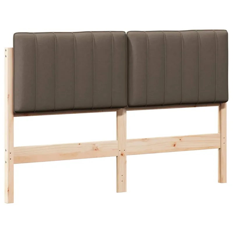 Apmušta lovos galvūgalis su galvūgalio Ruda ir Taupe 135 cm