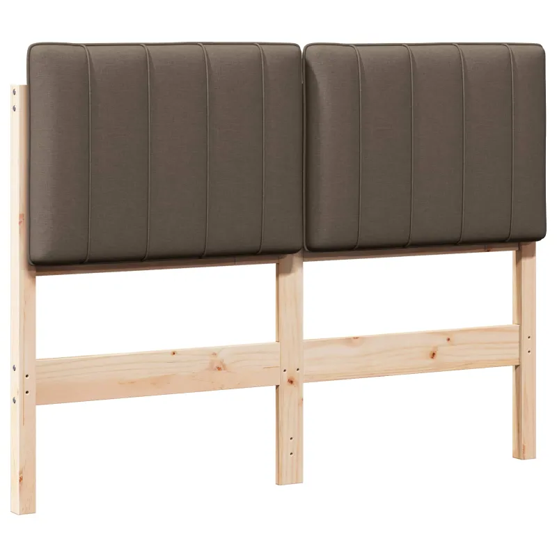 Apmušta lovos galvūgalis su galvūgalio Ruda ir Taupe 120 cm