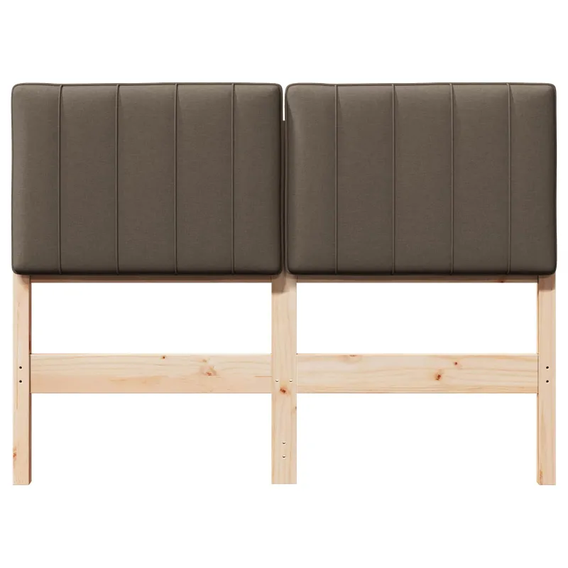 Apmušta lovos galvūgalis su galvūgalio Ruda ir Taupe 120 cm
