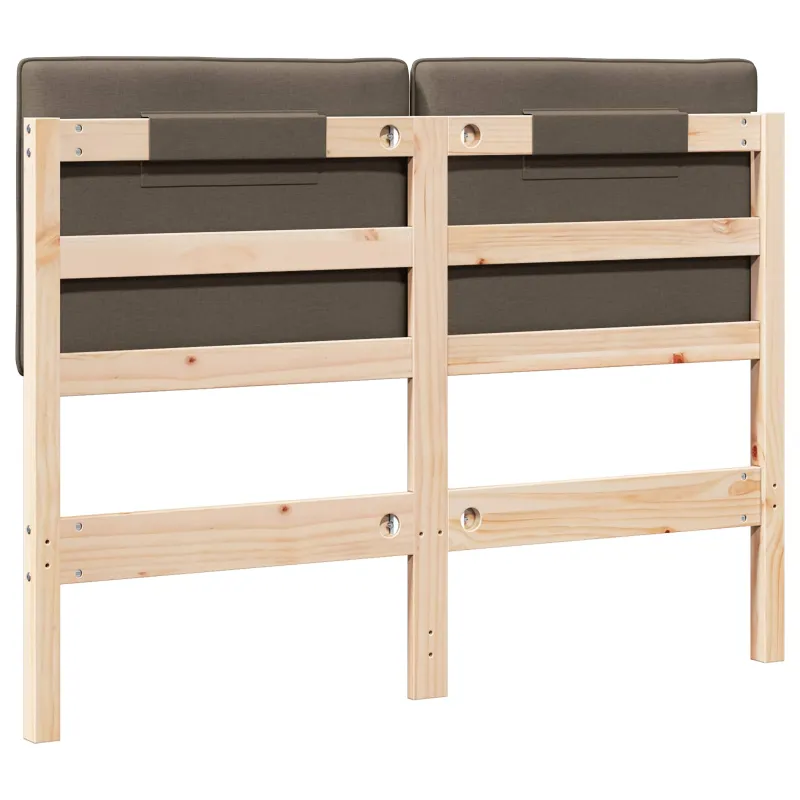 Apmušta lovos galvūgalis su galvūgalio Ruda ir Taupe 120 cm
