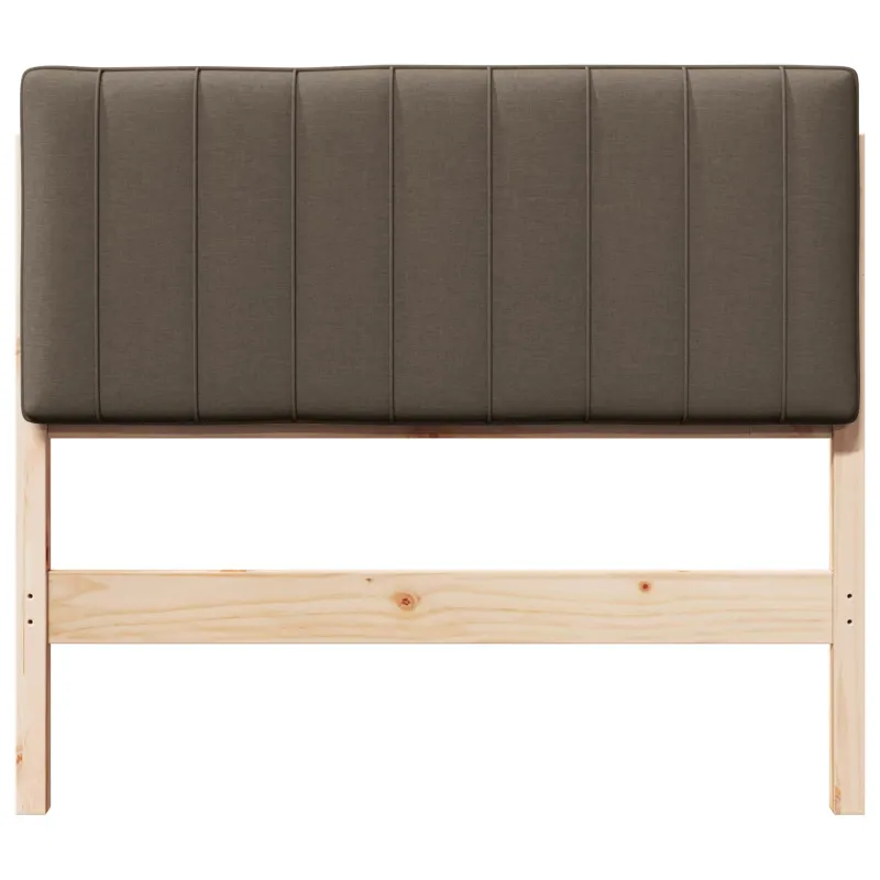 Apmušta lovos galvūgalis su galvūgalio Ruda ir Taupe 100 cm
