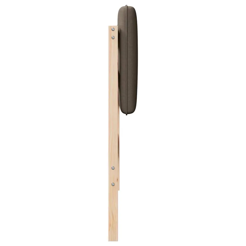 Apmušta lovos galvūgalis su galvūgalio Ruda ir Taupe 100 cm