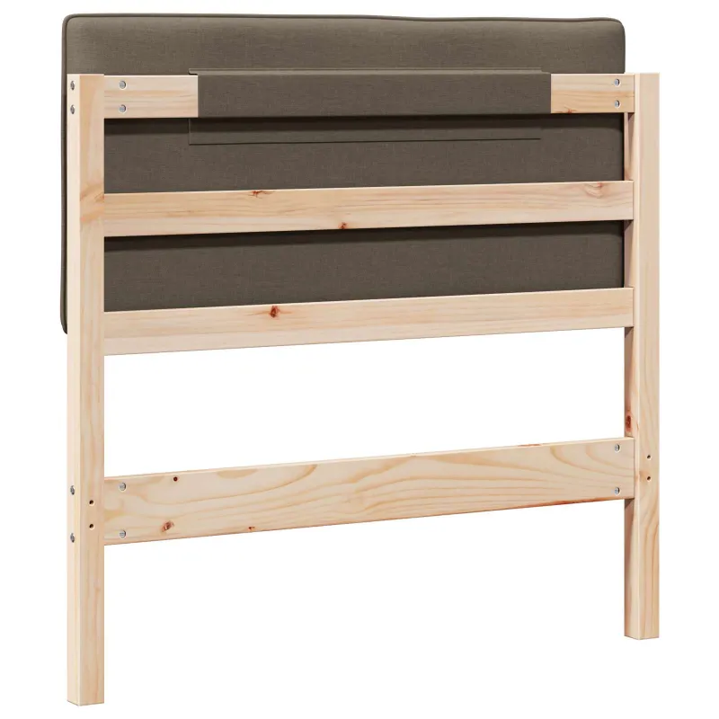 Apmušta lovos galvūgalis su galvūgalio Ruda ir Taupe 100 cm