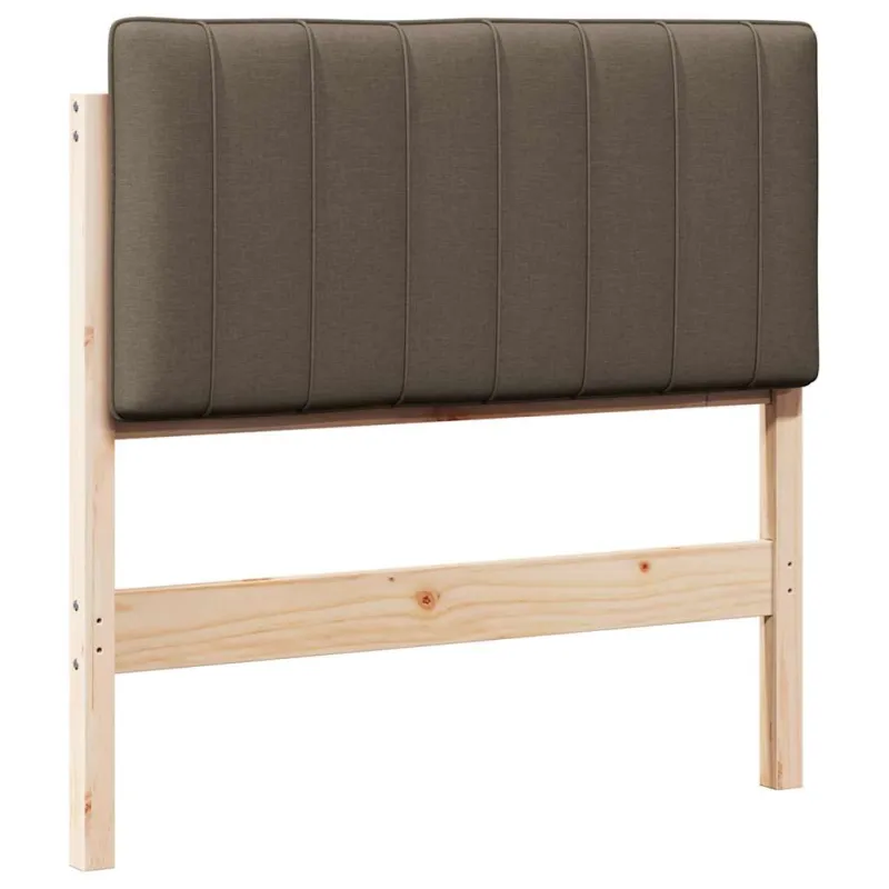 Apmušta lovos galvūgalis su galvūgalio Ruda ir Taupe 90 cm