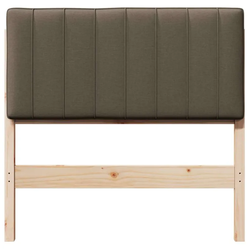 Apmušta lovos galvūgalis su galvūgalio Ruda ir Taupe 90 cm