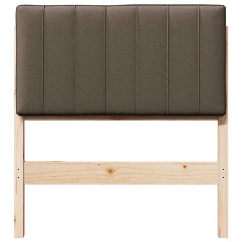 Apmušta lovos galvūgalis su galvūgalio Ruda ir Taupe 80 cm