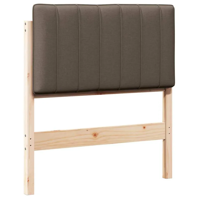 Apmušta lovos galvūgalis su galvūgalio Ruda ir Taupe 75 cm