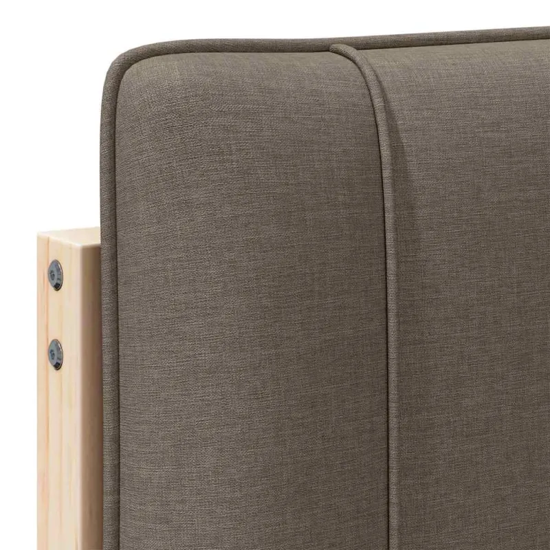 Apmušta lovos galvūgalis su galvūgalio Ruda ir Taupe 75 cm