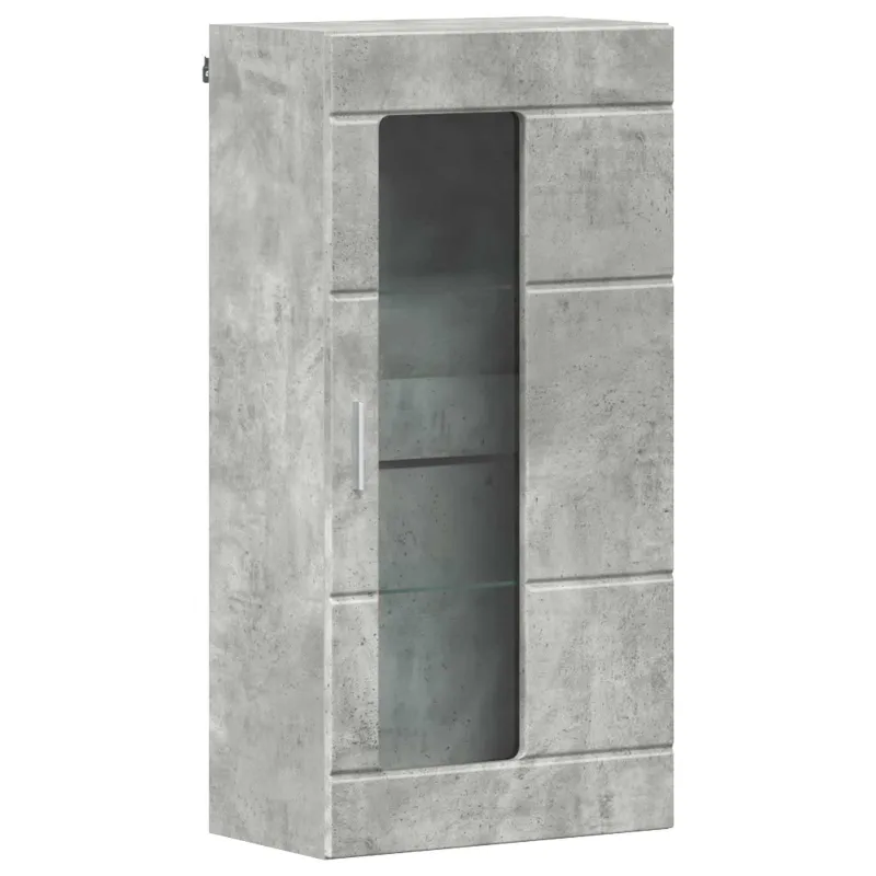 Medinė spinta Betono pilka 50 x 29 x 100 cm Apdirbta mediena