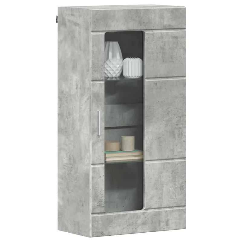 Medinė spinta Betono pilka 50 x 29 x 100 cm Apdirbta mediena