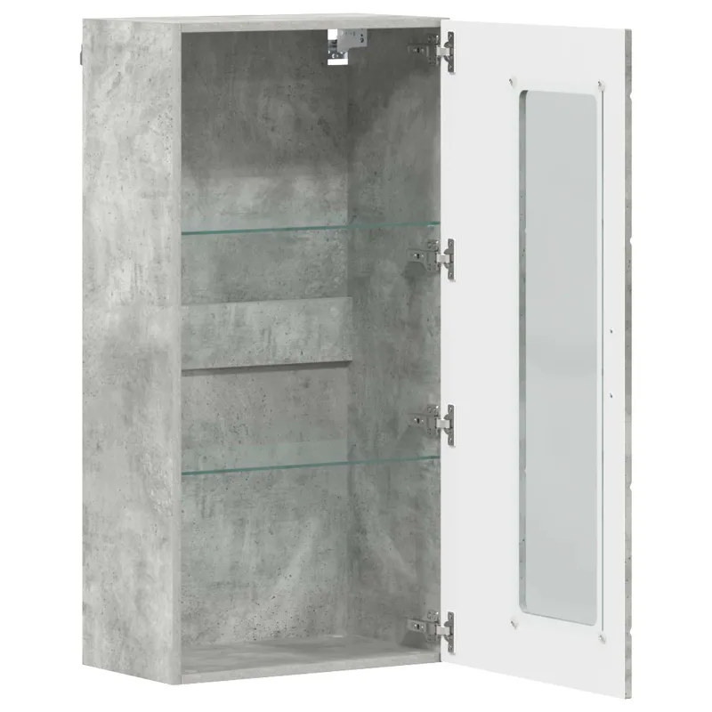 Medinė spinta Betono pilka 50 x 29 x 100 cm Apdirbta mediena