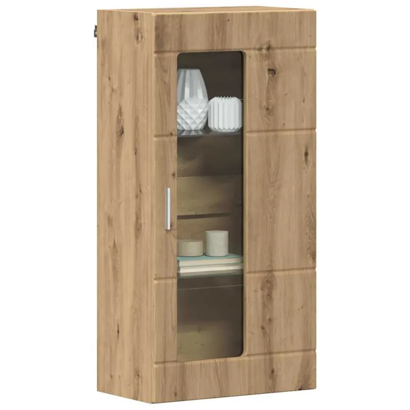 Medinė spinta su saugykla Amatininkų ąžuolas 50 x 29 x 100 cm
