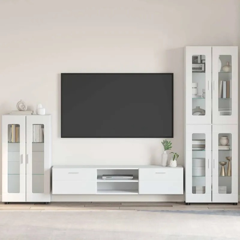 Kabalas FLORIN Balta 55,5 x 29 x 100 cm Apdirbta mediena