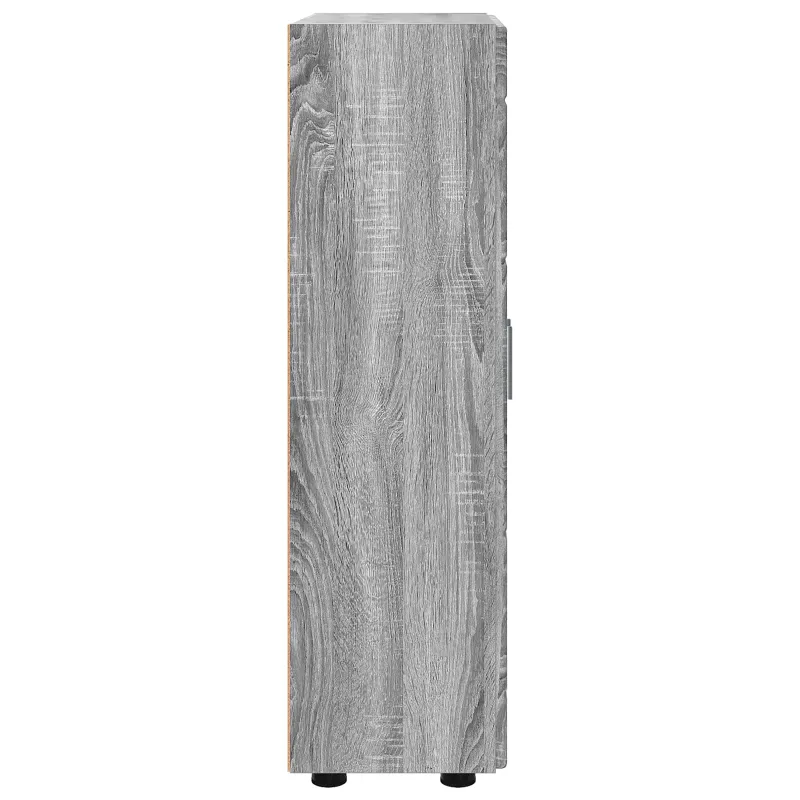 Kabalas su lentyna FLORIN Pilkas Sonoma 55,5 x 29 x 100 cm