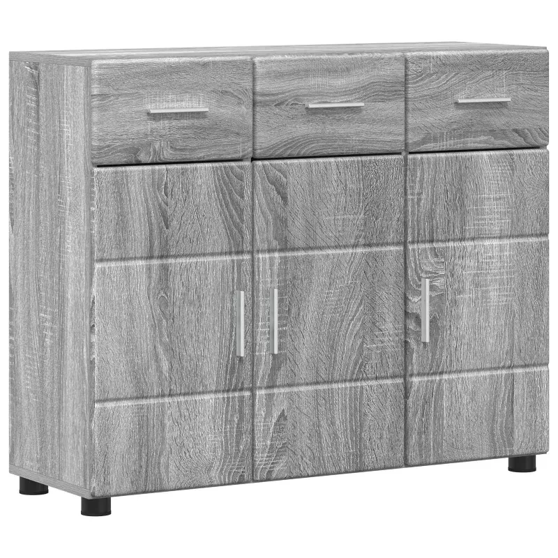 Kabalas su lentyna FLORIN Pilkas Sonoma 88,5 x 30,5 x 73 cm