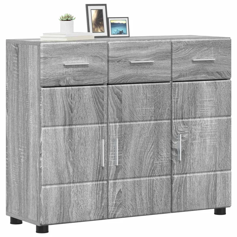 Kabalas su lentyna FLORIN Pilkas Sonoma 88,5 x 30,5 x 73 cm