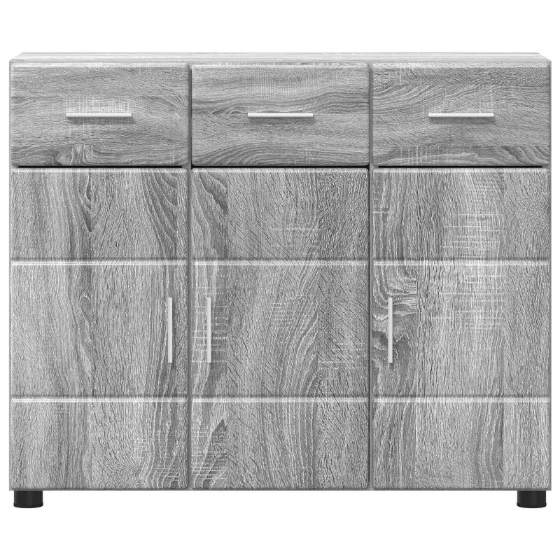 Kabalas su lentyna FLORIN Pilkas Sonoma 88,5 x 30,5 x 73 cm