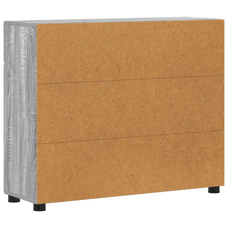 Kabalas su lentyna FLORIN Pilkas Sonoma 88,5 x 30,5 x 73 cm