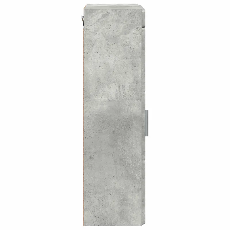 Vonios sieninė spintelė TULUM Betono pilka 37 x 24,5 x 86 cm
