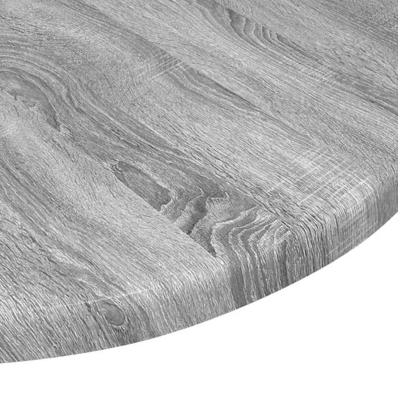 Stalo viršus Pilka sonoma ąžuolo Ø 40 x 1,5 cm Apdirbta mediena