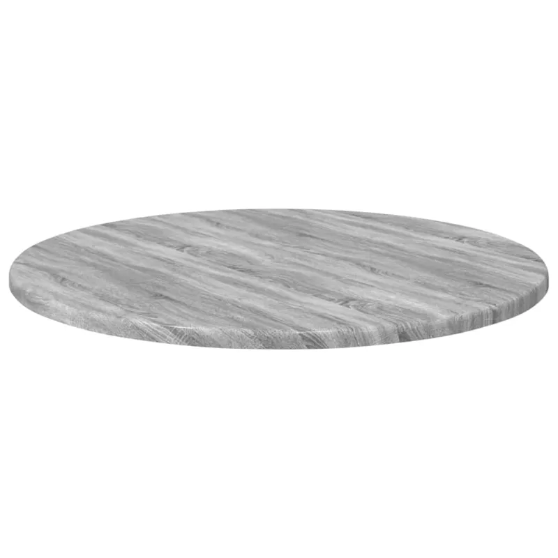 Stalo viršus Pilka sonoma ąžuolo Ø 50 x 1,5 cm Apdirbta mediena