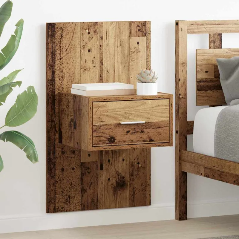 Šalia lovos spintelė 2 pcs Senas medis 50 x 32,5 x 80cm