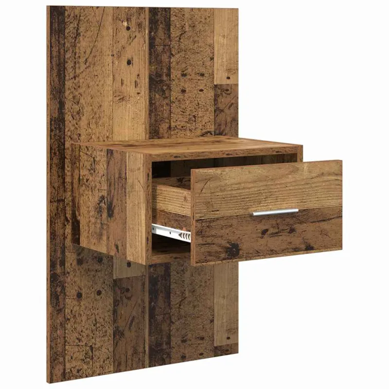 Šalia lovos spintelė 2 pcs Senas medis 50 x 32,5 x 80cm
