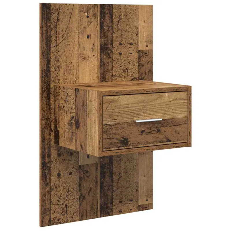 Šalia lovos spintelė 2 pcs Senas medis 50 x 32,5 x 80cm