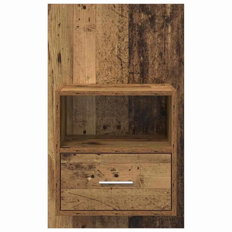Šalia lovos spintelė 2 pcs Senas medis 50 x 32.5 x 80cm