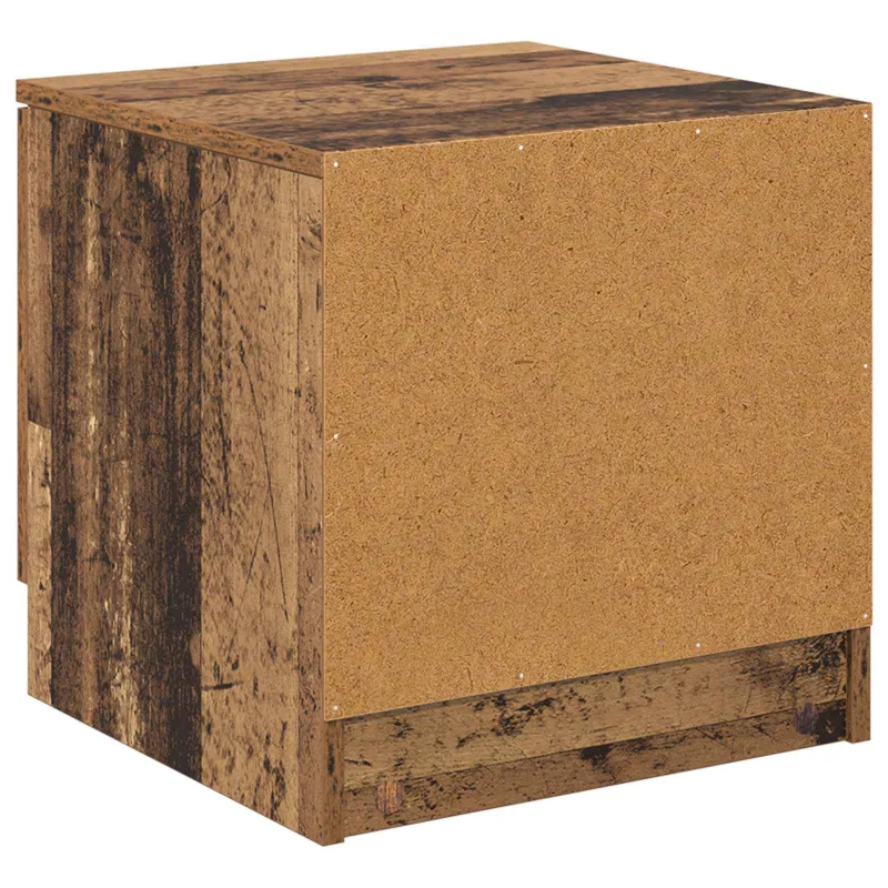 Lovos spintelė su stalčių 2 pcs Senas medis 40 x 39 x 40cm