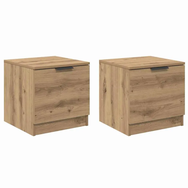 Lovos spintelė 2 pcs Amatininkų ąžuolas 40 x 39 x 40cm