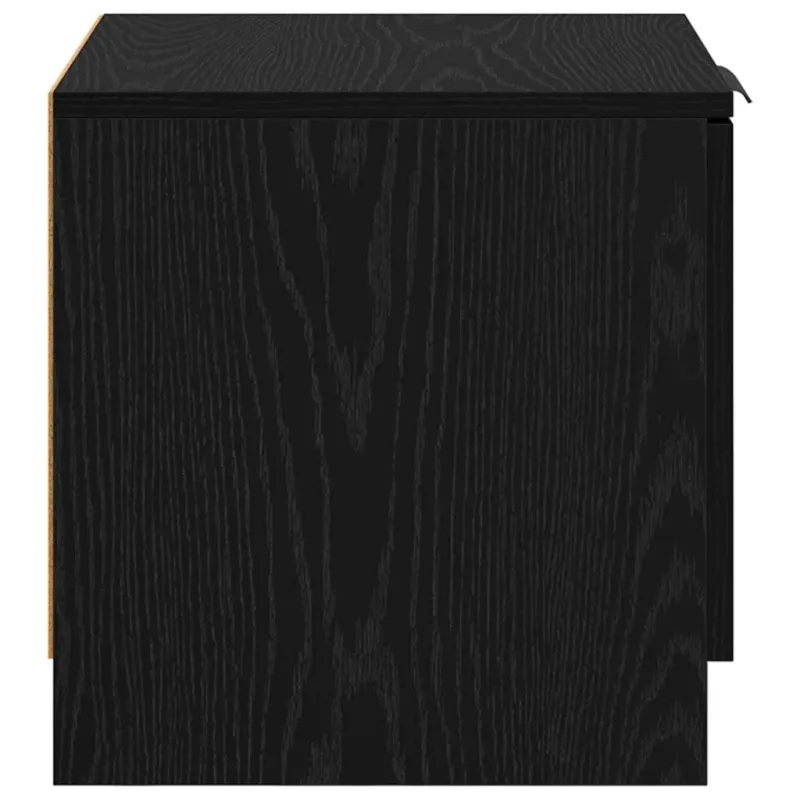 Lovos spintelė su stalčių 2 pcs Juodas ąžuolas 40 x 39 x 40cm