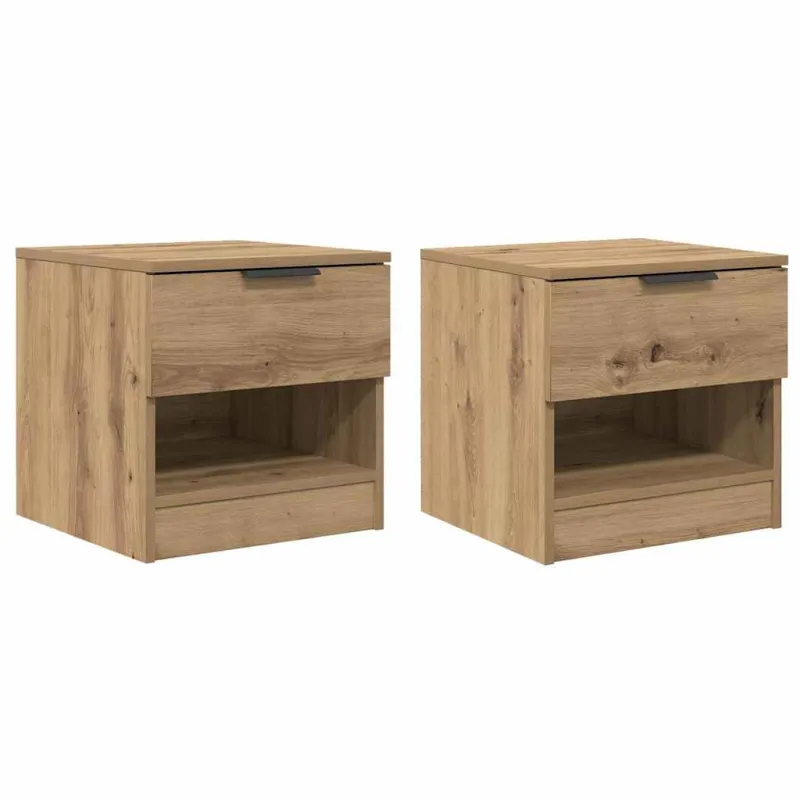 Lovos spintelė 2 pcs Amatininkų ąžuolas 40 x 39 x 40cm