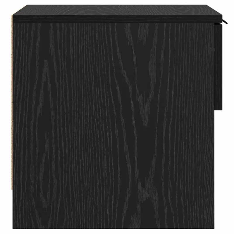 Lovos spintelė su stalčių 2 pcs Juodas ąžuolas 40 x 39 x 40cm
