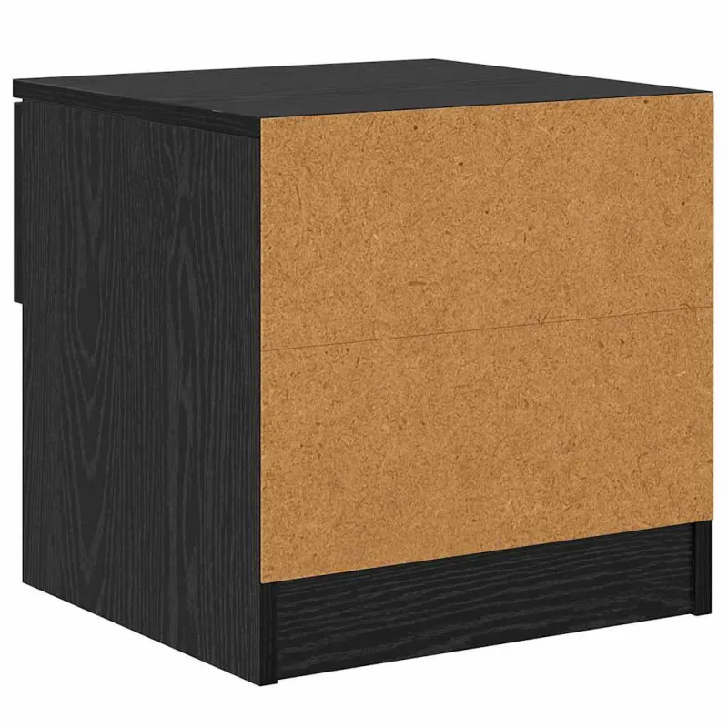 Lovos spintelė su stalčių 2 pcs Juodas ąžuolas 40 x 39 x 40cm