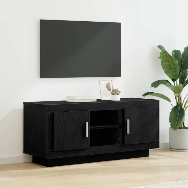 Televizoriaus spintelė Juodas ąžuolas 102 x 35 x 45 cm