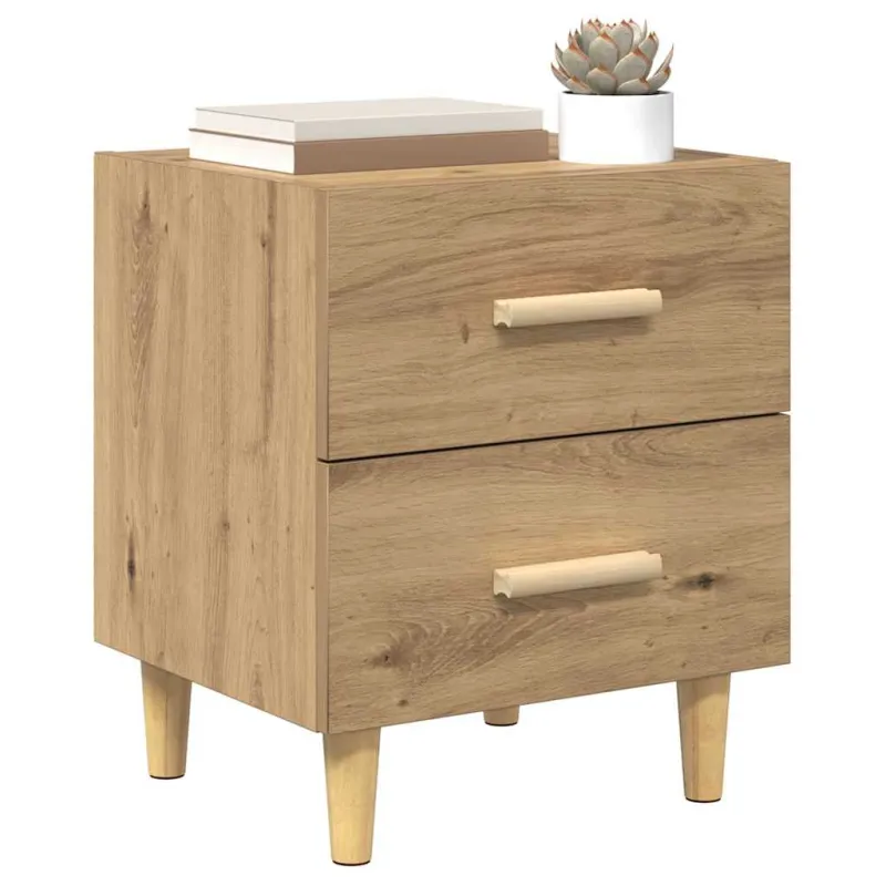 Lovos spintelė 2 pcs Amatininkų ąžuolas 40 x 35 x 47.5cm