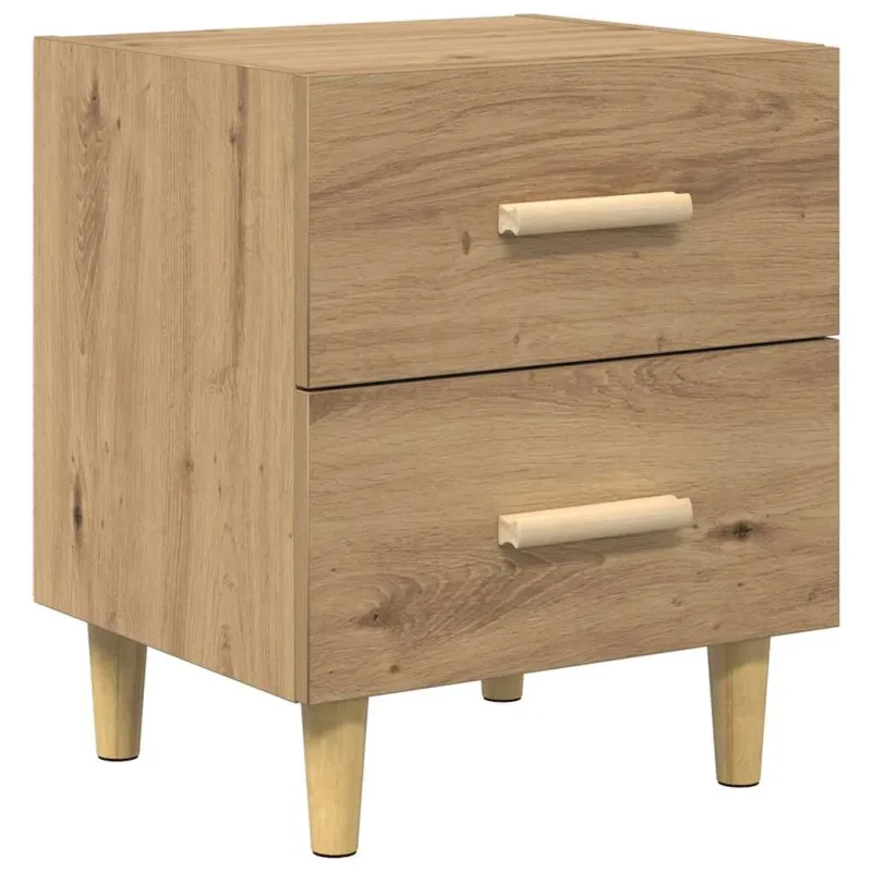 Lovos spintelė 2 pcs Amatininkų ąžuolas 40 x 35 x 47.5cm