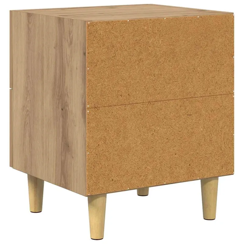 Lovos spintelė 2 pcs Amatininkų ąžuolas 40 x 35 x 47.5cm