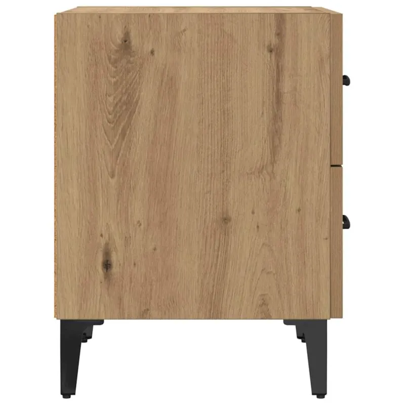 Lovos spintelė 2 pcs Amatininkų ąžuolas 40 x 35 x 47,5 cm