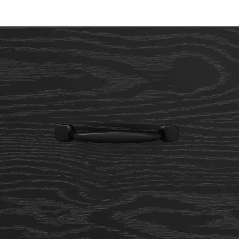 Lovos spintelė 2 pcs Juodas ąžuolas 40 x 35 x 47,5 cm
