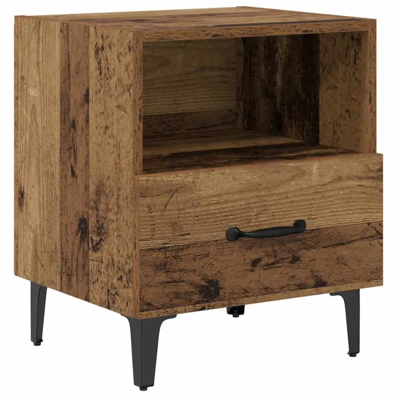 Šalia lovos spintelė 2 pcs Sena mediena 40 x 35 x 47.5 cm