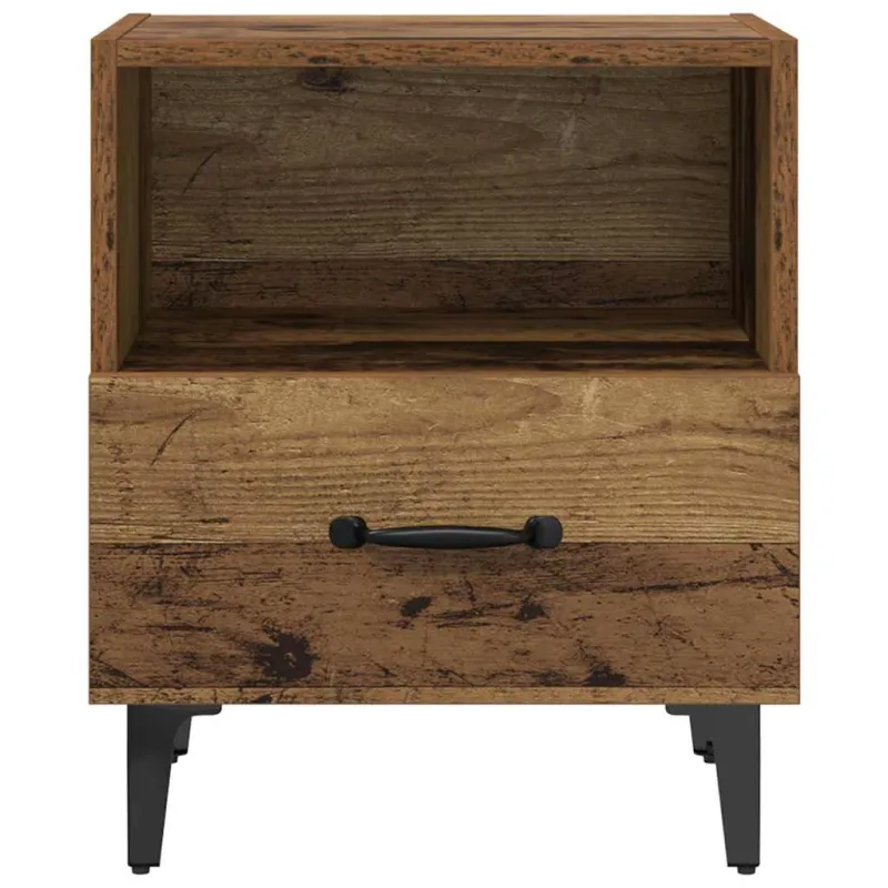 Šalia lovos spintelė 2 pcs Sena mediena 40 x 35 x 47.5 cm