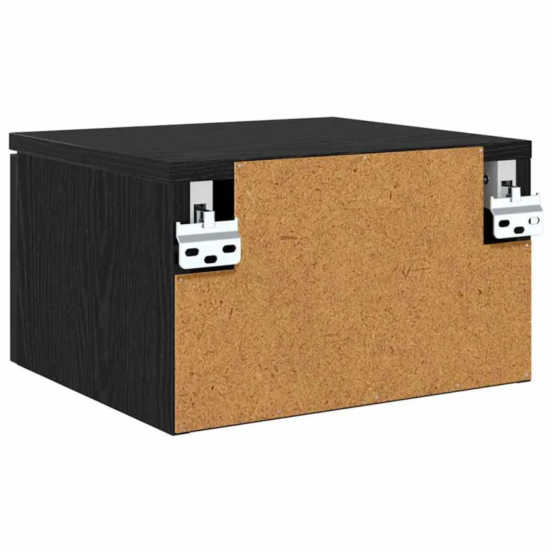 Šalia lovos spintelė 2 pcs Juodas ąžuolas 34 x 30 x 20 cm