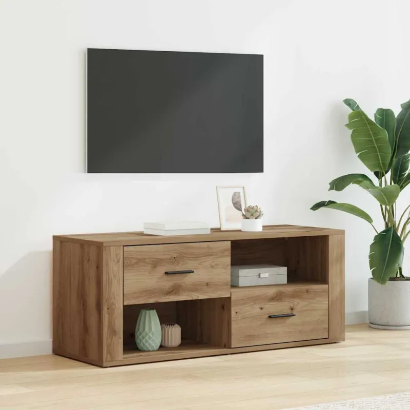 Televizoriaus spintelė Amatininkų ąžuolas 100 x 35 x 40 cm