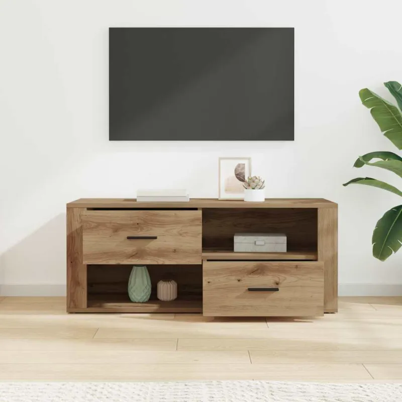 Televizoriaus spintelė Amatininkų ąžuolas 100 x 35 x 40 cm