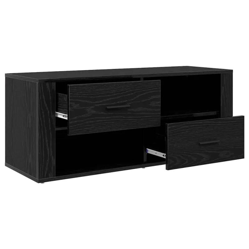 Televizoriaus spintelė Juodas ąžuolas 100 x 35 x 40 cm