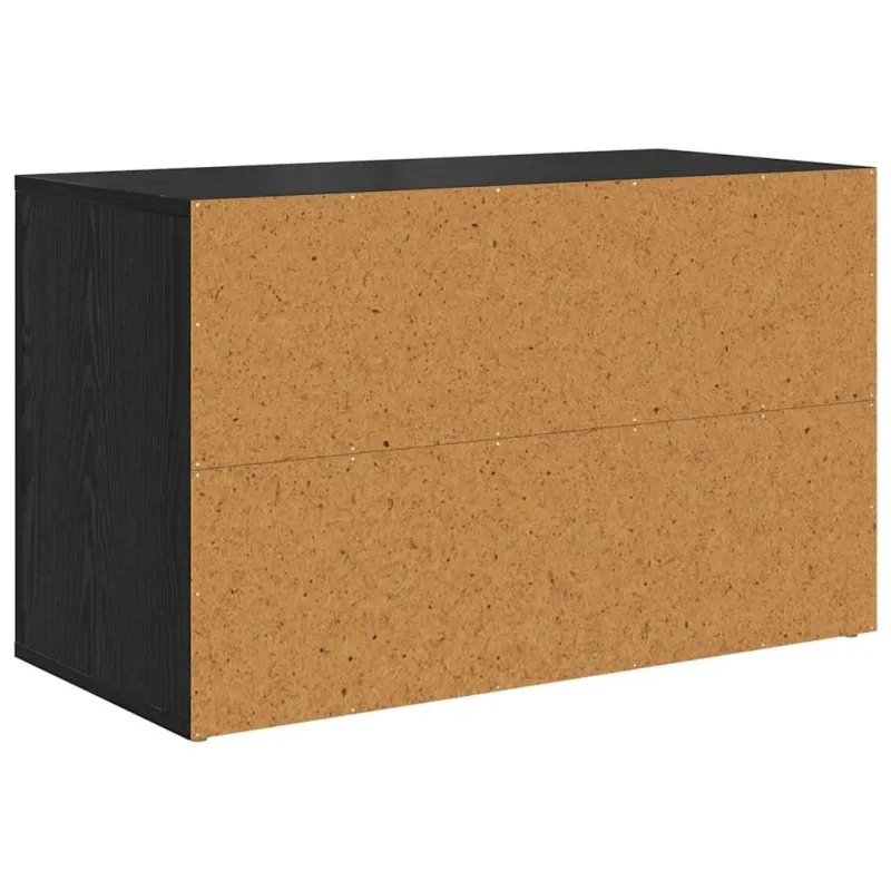 Batų stovas juoda ąžuolo 75 x 35 x 45 cm Apdirbta mediena