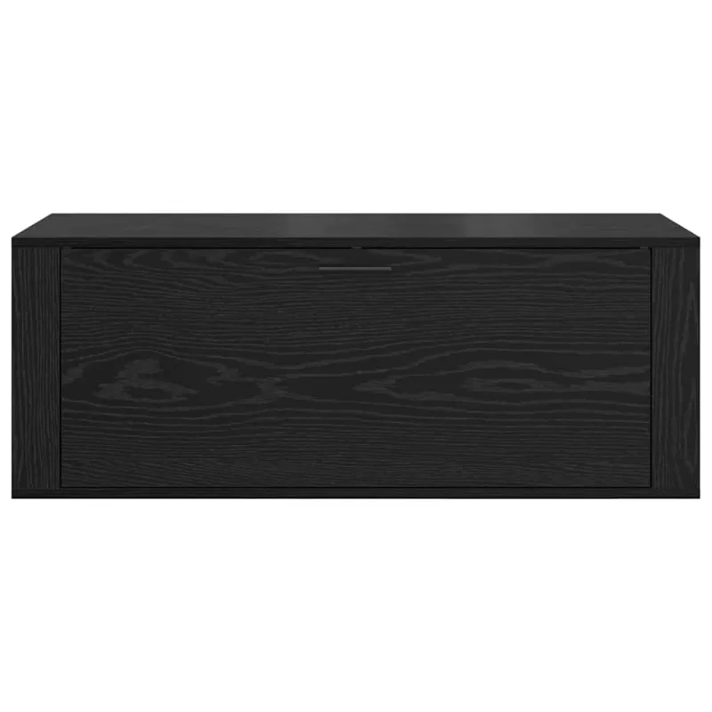 Batu skrynia juoda ąžuolo 100 x 35 x 38 cm Apdirbta mediena