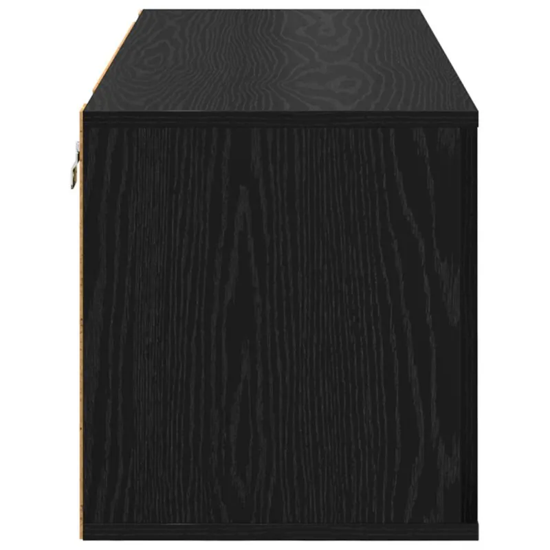 Batu skrynia juoda ąžuolo 100 x 35 x 38 cm Apdirbta mediena